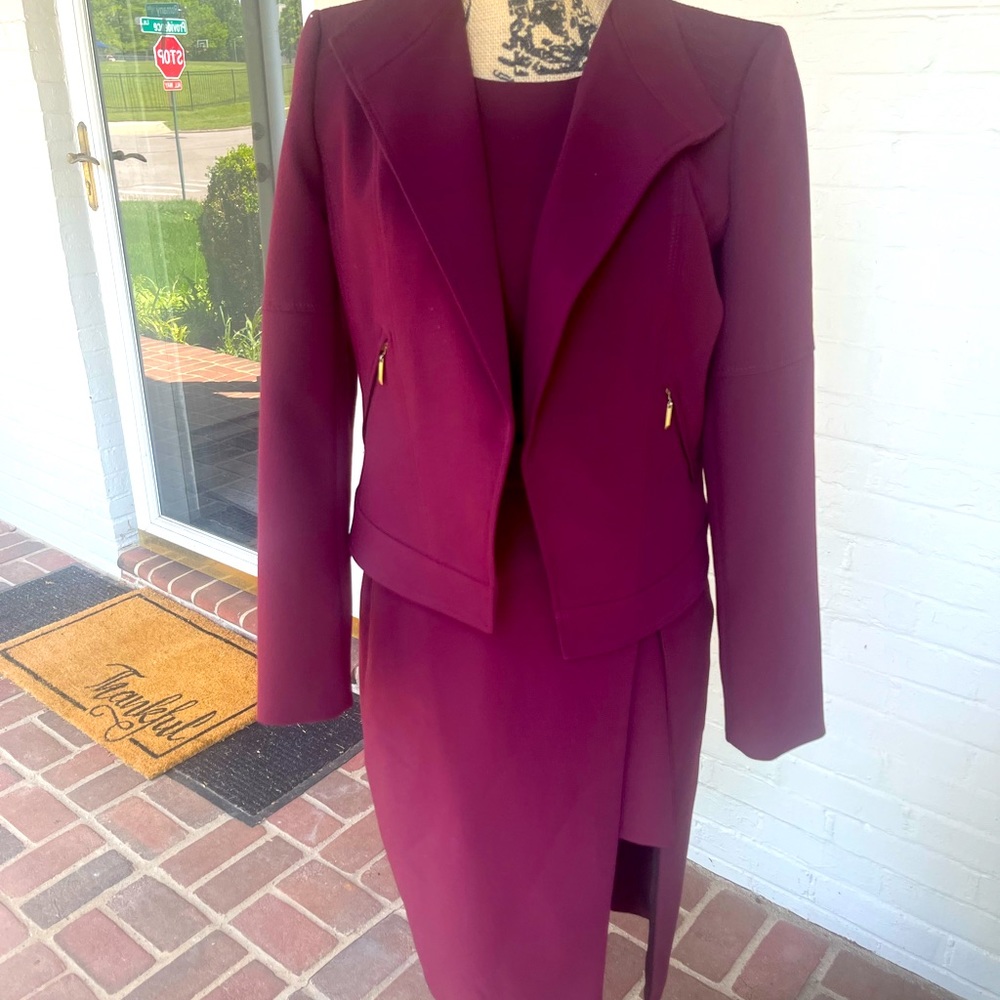 White House Black Market suit dress 2 piece